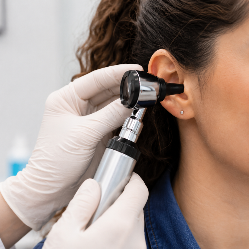 Ear treatment banner